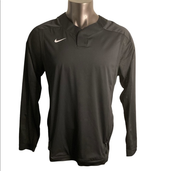 Nike Other - NIKE Vapor Baseball Wind Breaker New Medium Black Baseball MLB Softball